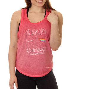 Pink Floyd World Tour 1972 rock Official Muscle Tank Top XL NWT